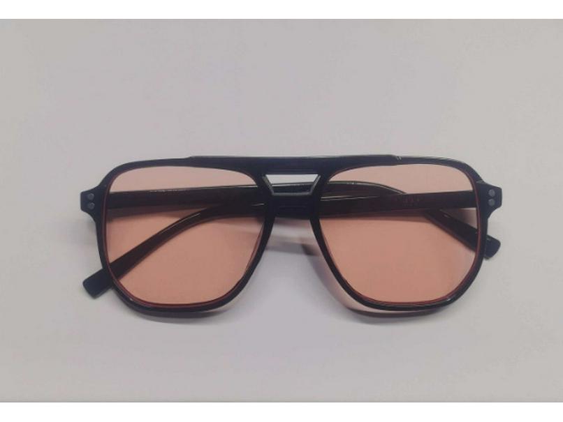 Occhiali da Sole Retro a Doppio Ponte con Lenti Grandi Oceaniche - Design alla Moda e Semplice