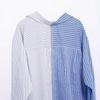 Women's Spring 2025 Fashion: Striped Long-Sleeve Single-Breasted Shirt