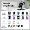 3 In 1 Wireless Charger Stand Fast Charging Station Dock For iPhone 16/15/14/13 Pro Max  iWatch 9/8/7/6/5 Airpods 3/2