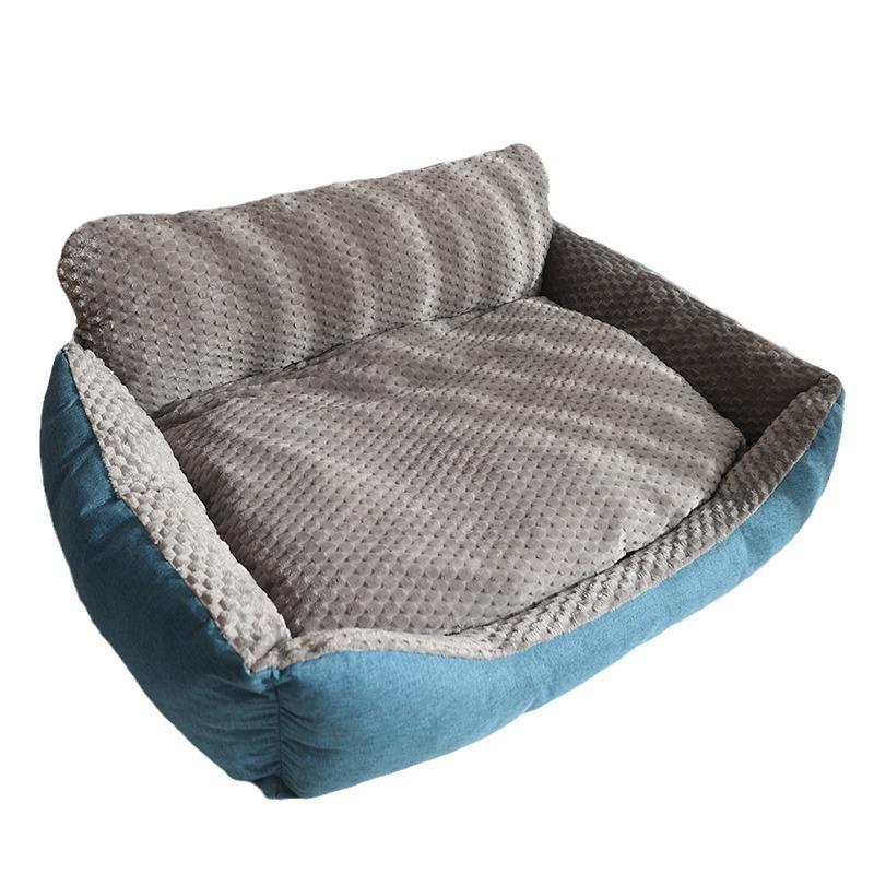 Cozy Winter Dog Bed for Golden Retrievers - Removable, Washable, All-Season Large Pet Sleeping Mat and Cushion