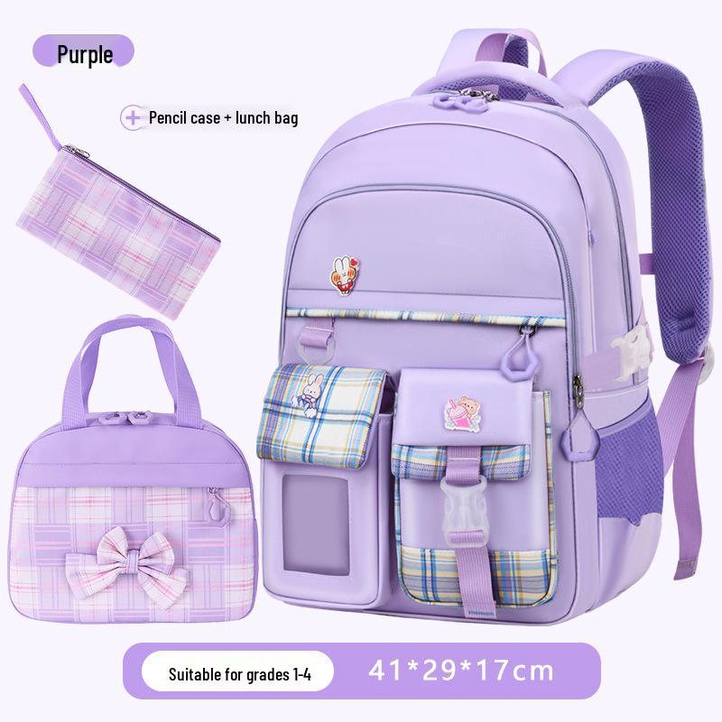 „Ultralehká školní taška s ochranou páteře pro dívky ze základních škol (Třídy 3-6)"