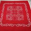 Kakatrend Bandana Red Paisley Adults 100% Cotton Stylish Handkerchief Unisex Large 55cm X 55cm Red