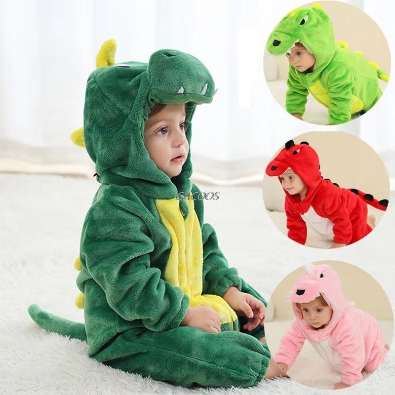 Kigurumi de Bebé Cebra Unicornio Animal Disfraz Cosplay Halloween Mono Cálido para Niñas Niños 1 a 4 Años Ropa de Navidad para Recién Nacidos