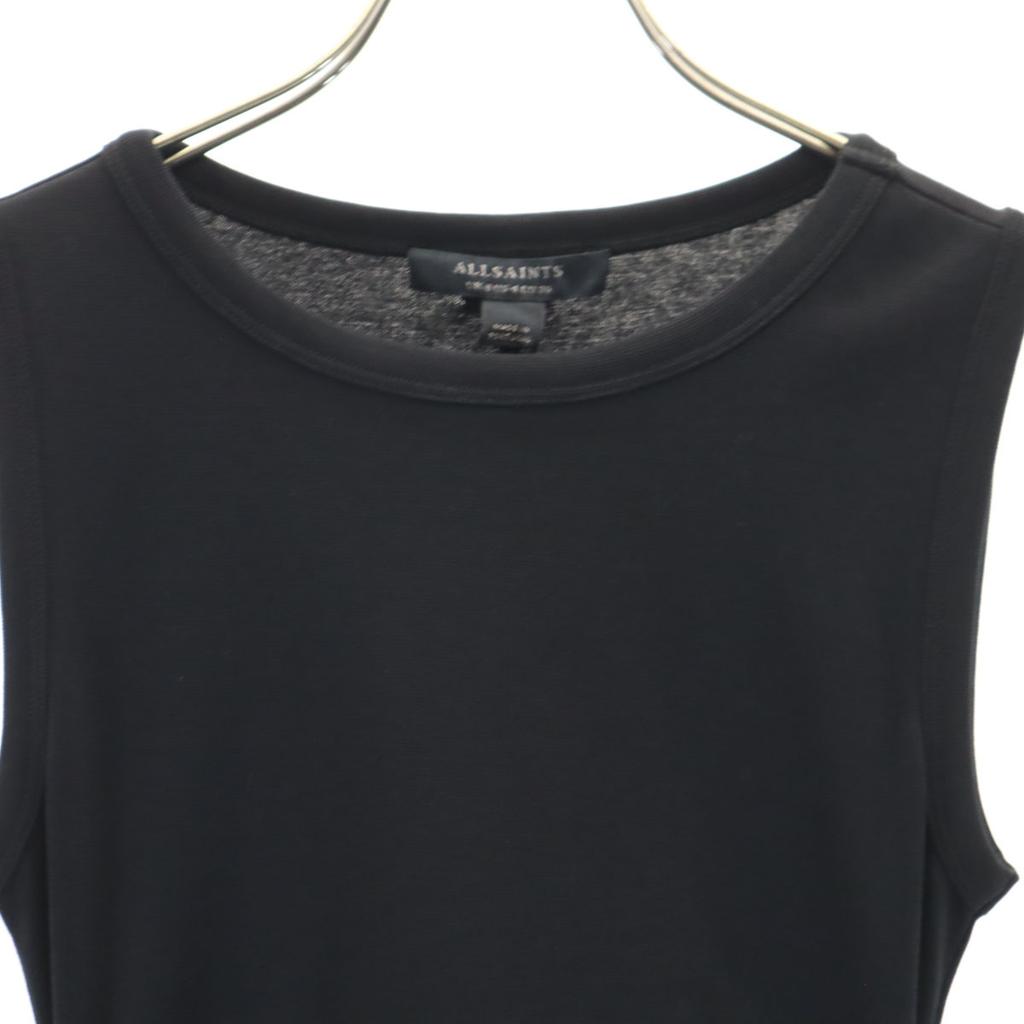unused ALLSAINTS No sleeve Long dress US4 black Tagged Women Used