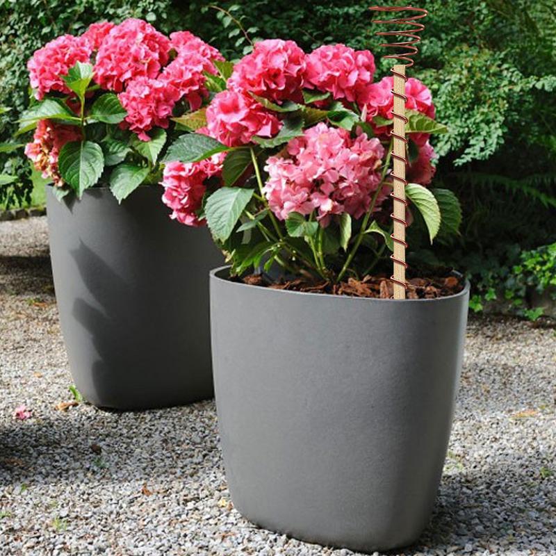 6Pcs Electroculture Plant Stakes Garden Coppers Coils Antennas for Growing Garden Plant Vegetables Using