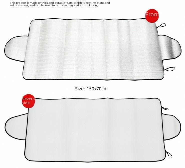 Winter Car Front Windshield Snow Shield: Heat Insulation & Anti-Frost Sunshade