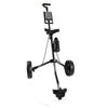 Chariot de golf pliable multifonctionnel 2 ?Équipement de parcours de chariot à roues