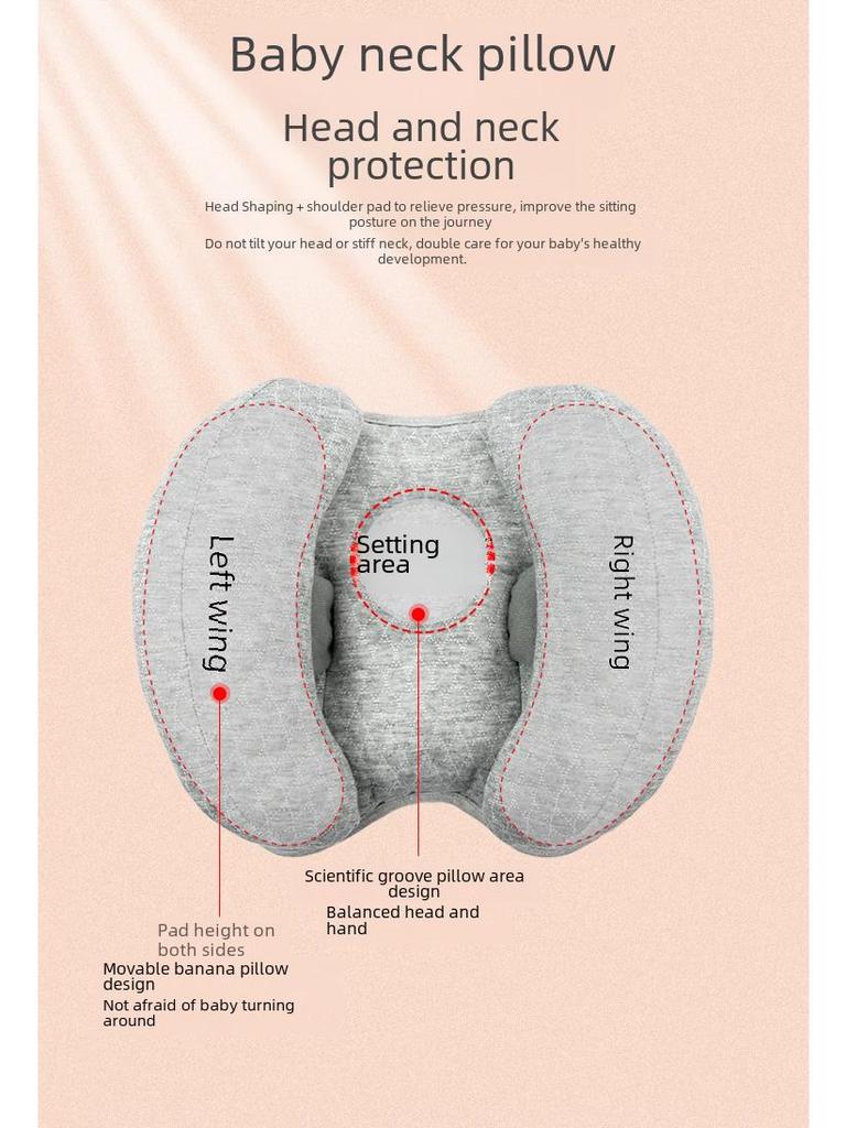 Kakiblin - opěrka hlavy do autosedačky a spací polštář do kočárku