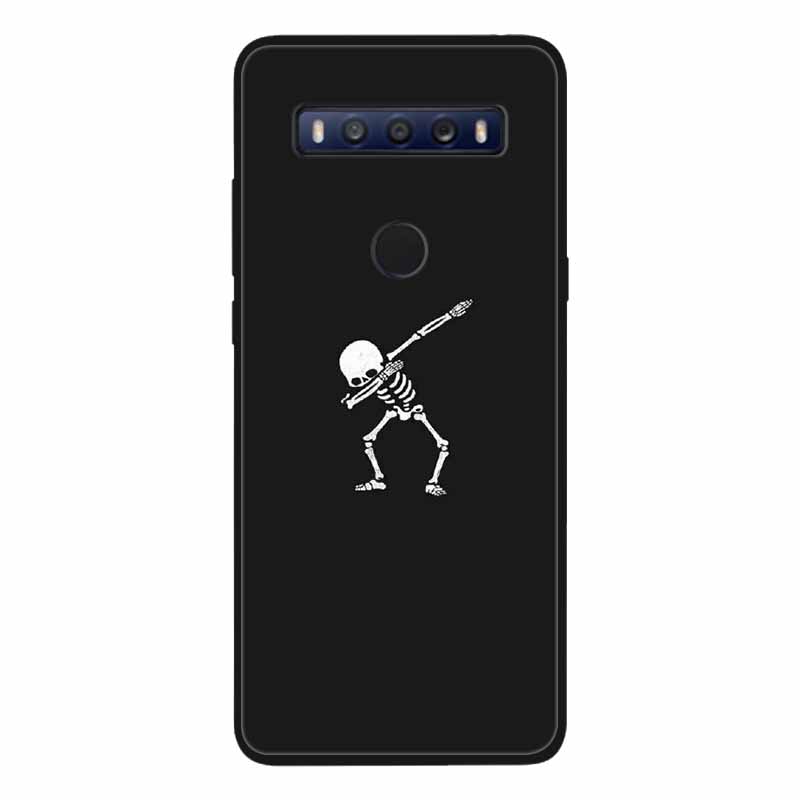 Para TCL 10 SE Funda Suave de Silicona Fresca y Moderna Para TCL 10SE T766U T766H Tapa Trasera TCL10SE TPU Protectora para Teléfono Fundas
