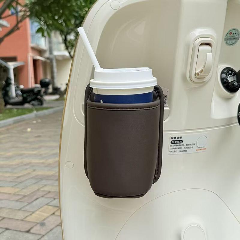 Pu Car Door Cup Holders, Car Beverage Holders, Storage Trays, Automatic Rear Seat Cup Holders