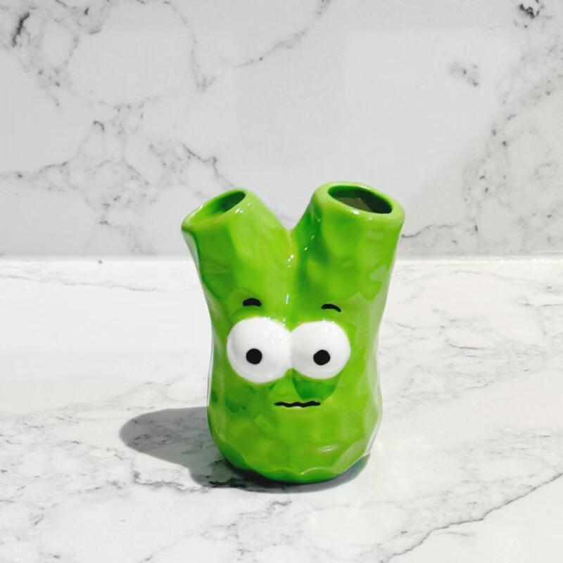 

Ceramic Green Onion Toothbrush Holder (2-Pack)