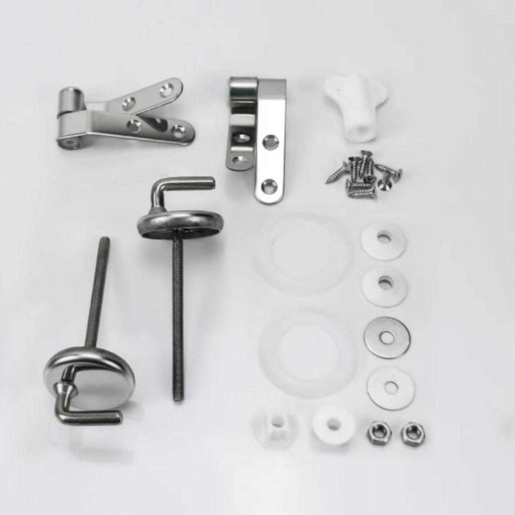 Stainless Steel Hinge with Screws for Toilet Seat In Hotels and Guesthouses