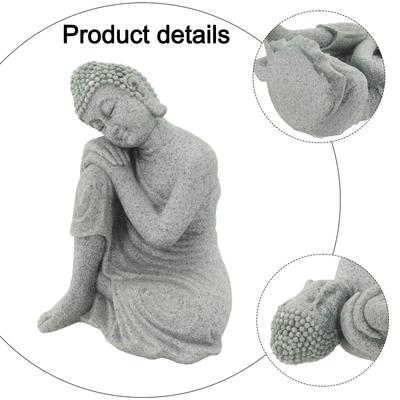 Ornement de Jardin Bouddha Effet Décoratif Plantes de Jardin Intérieur