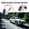 12V Car Charger Battery Terminal Clamp Clip Extension Cord Smoke Igniter Adapter Cable for Truck Trailer Motorcycle Outdoor Power Source Charging