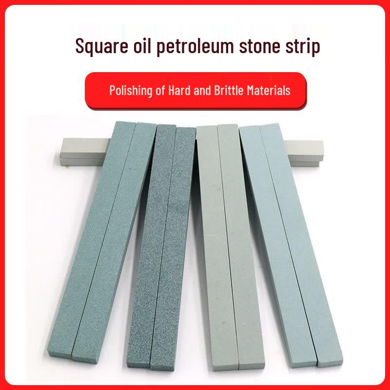 Zheng Qixing 150x12x12mm Square Oil Sharpening Stones (10 Pcs)