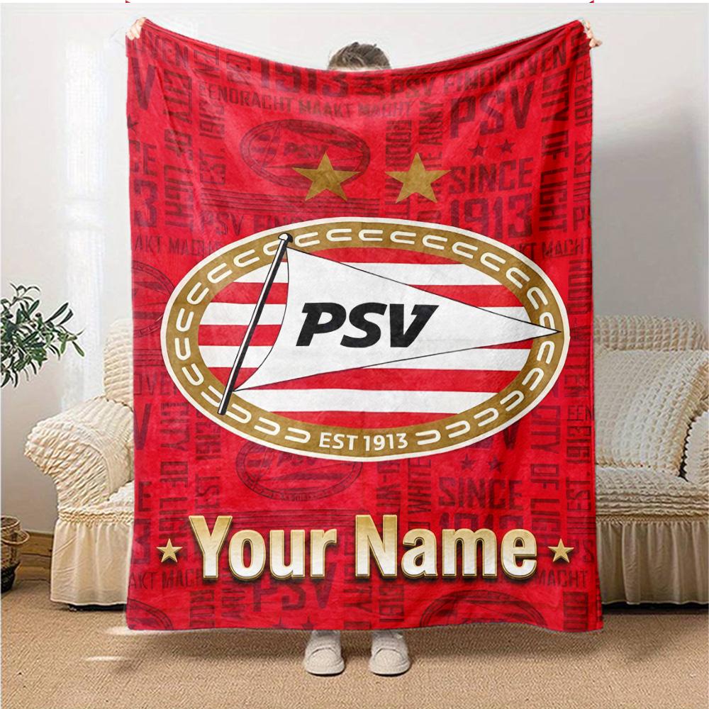 1 шт. Персонализированное одеяло PSV с именем, Подарок, для мужчин и женщин, Мягкое одеяло, Хорошо для дивана, кровати, диван-кровати, путешествий, Легкое фланелевое одеяло