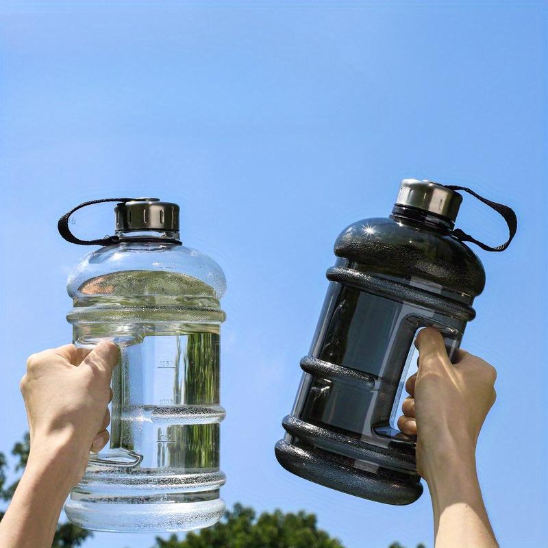 2.2L Large Capacity Water Bottle Leak-Free Sports Water Cup Summer Fitness Outdoor Portable Kettle With Handle Gym Gallon Bottle