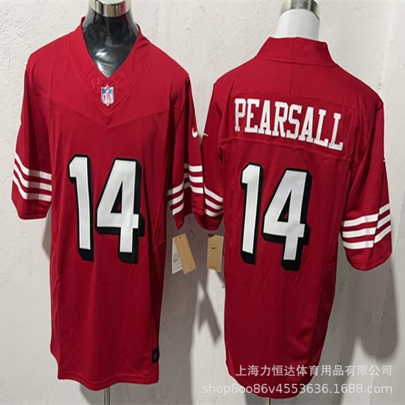 Maillot de Football 49ers 13 Purdy 97 Bosa Uniforme d'Équipe Sports Hommes Femmes