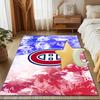 Montreal Canadi-ens Hockey Team Floor Mat for Living Room, Game Rooms, Office, Bedroom, Office Floor Mat Playful Design, Christmas fan gifts