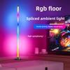 RGB Fantasy Corner Floor Lamp: Music Rhythm Atmosphere Light for Living Room & Bedroom
