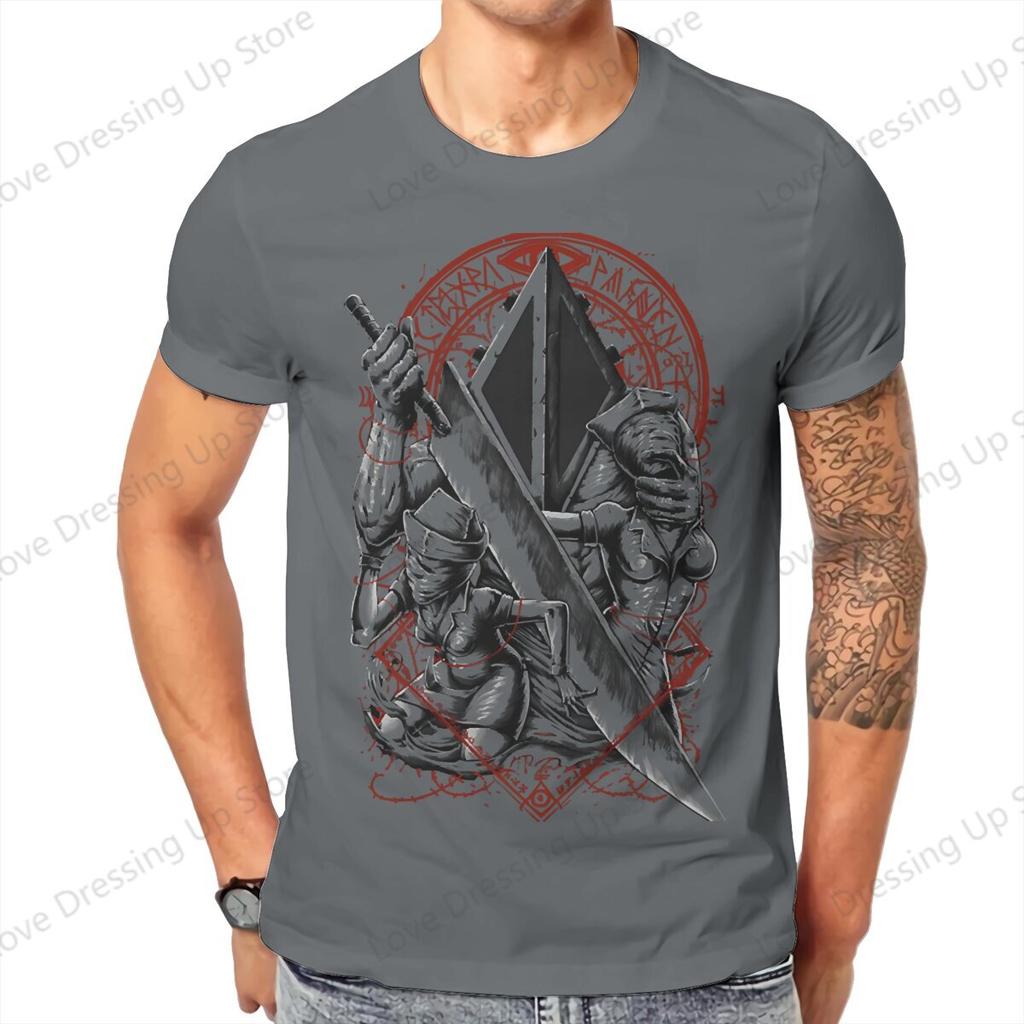 Pyramid Head Silent Hill Movie T Shirt Graphic Oneck Cotton  Tops