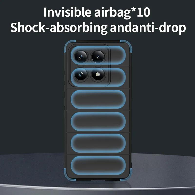 Luxury Soft Shell Business Phone Case Shock-absorbing Soft Cover for Xiaomi Note 14 13 12 Pro Plus 5G 4G 14T 14T Pro 13C Case