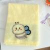 Sweet Cashmere Knitted Scarf Korean Style Winter Neck Warmer Cartoon Embroidery Scarf  Student