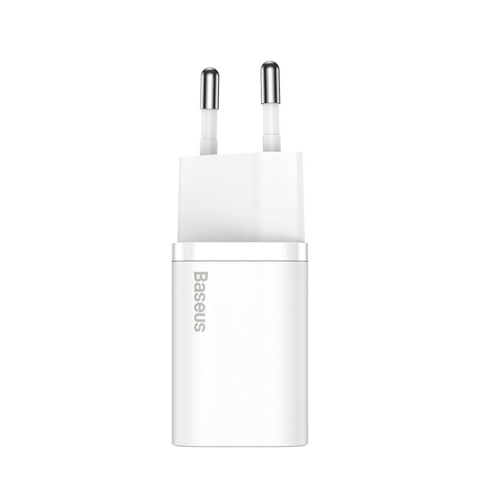 Super schnelles USB-C 25W Power Delivery Quick Charge Ladegerät weiß