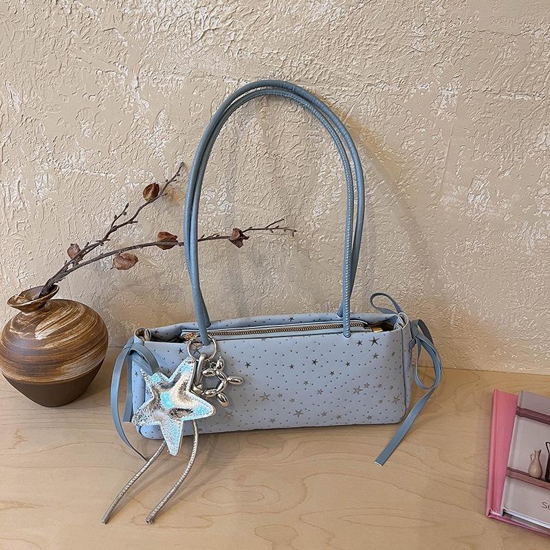 

Starry Sky Spring Commuting Hundred-Threaded Shoulder-Elbow Bag Fashion Handbag Satchel Bag With pendant