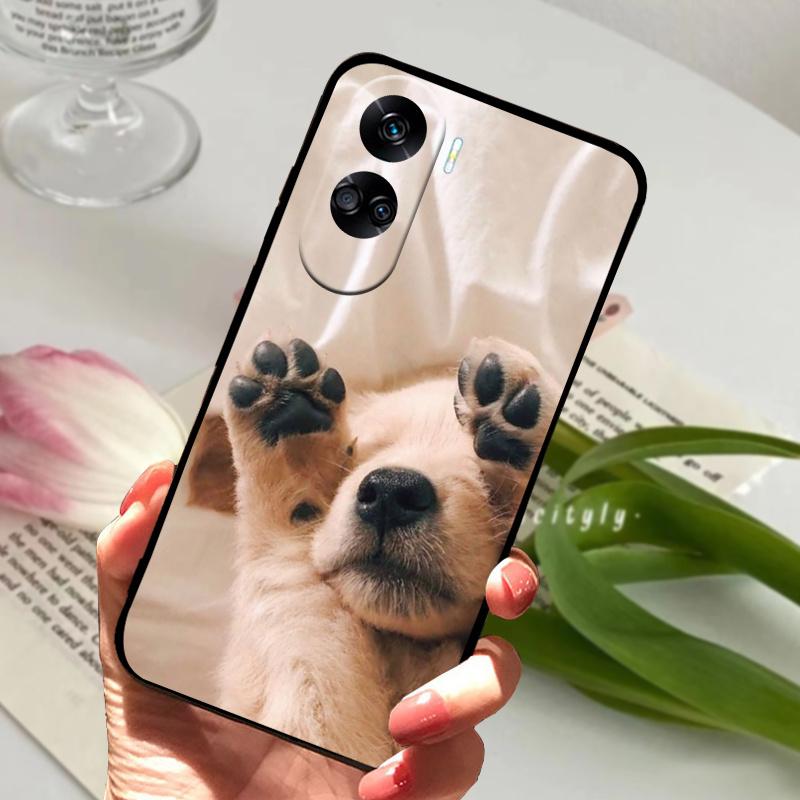 for Coque Honor 90 Lite Case Wolf Lion Silicone Back Cover Phone Case for Honor 90 Lite 5G Soft Case Honor 90Lite 90 Light Funda