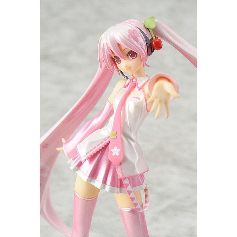 Sakura verze Hatsune Miku Vocaloid Akční figurka 7palcový Anime Virtuální dívka Zpěvák Miku Pvc Model