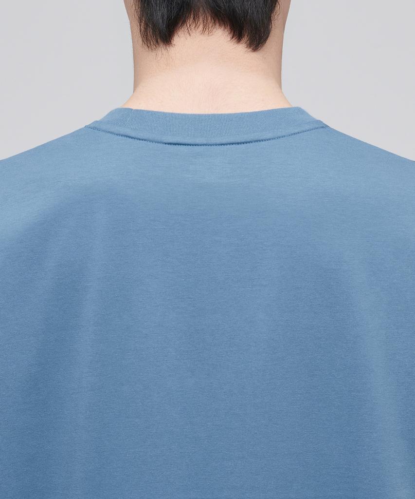 MUSINSA STANDARD [Cooltandard] Crew Neck Long Sleeve T-Shirt [Light Blue]