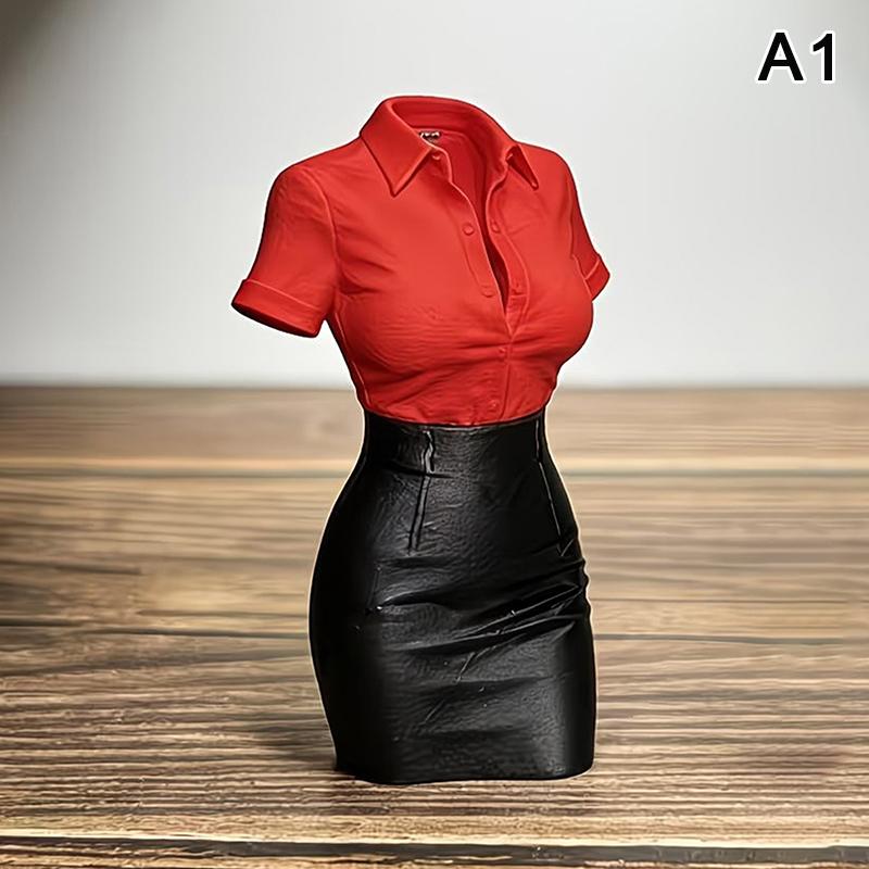 3D Printed Office Creative Ornament Ol Professional Half-Body Statue Vase Desk Art Decor Ideal For Stress Relief