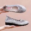 2025 New Comfort Casual Women's Shoes Fashion Soft Sole Breathable Hollow Out Flat Shoes for Women Zapatos De Mujer