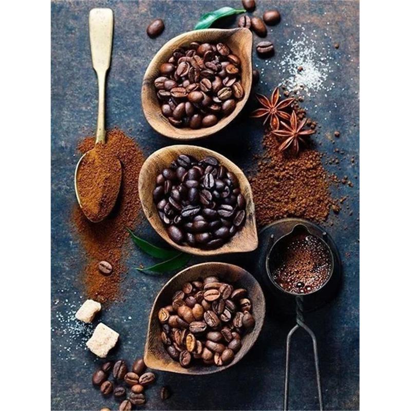 DIY Diamond Painting Dessert Cross Stitch Kit Mosaic Art Diamond Painting Full Circle/Square Diamond Home Decoration