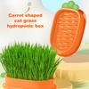 Pet Cat Grass Starting Dish Greenhouse Hydroponics Plant Cat Grass Digestion Growing Tray Germination Nursery Pot Box Supplies