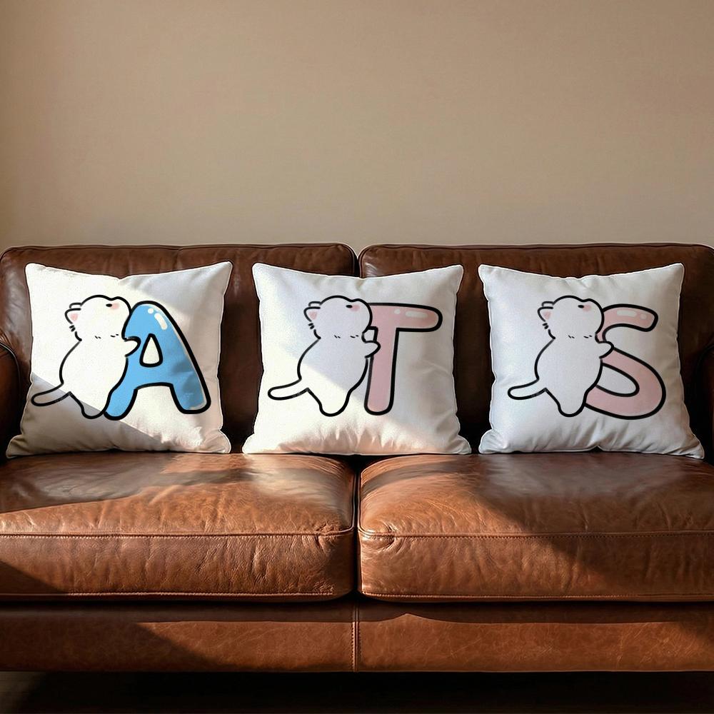 Personalised Cushion Cover Soft Reversible Durable Pillow Cover MultiScene Use for Home Car Daily Comfort