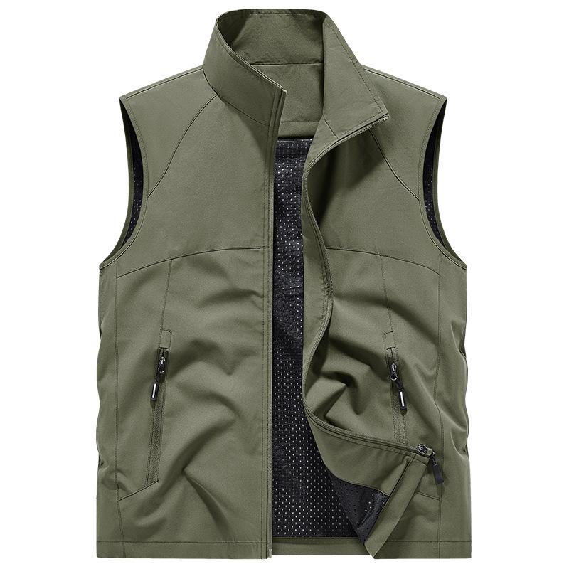 New Outdoor Quick-Drying Men's Vest Vest Sleeveless Tooling Vest Vest Vest Jacket Men's