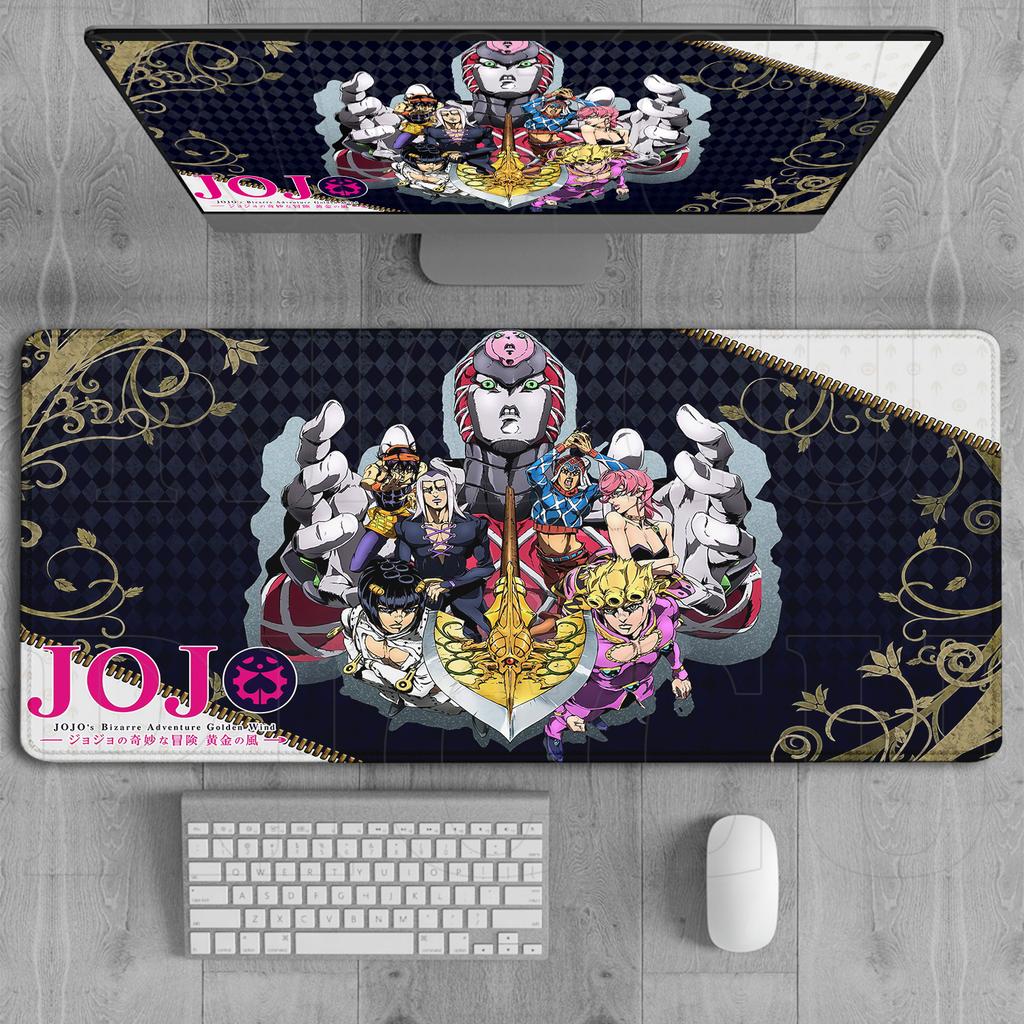 XXL HD Printing Rug JOJO Bizarre Adventure Mouse Pad Gamer Keyboard Pads Non-slip Mousepad Anime Gaming PC Accessories Desk Mat