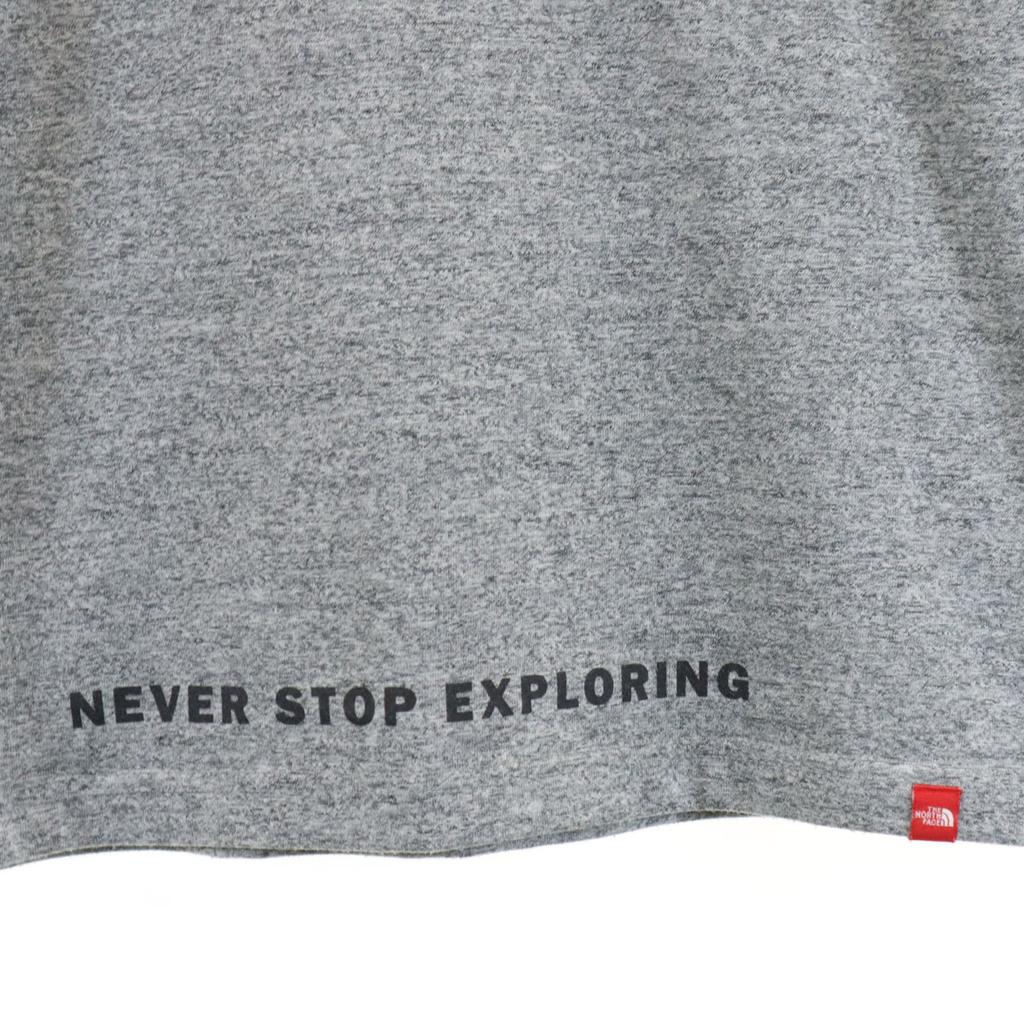 The North Face Short Sleeve T-shirt M Gray Outdoor NT31955 Men's Used