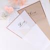 20PCS Transparent Flower Packaging Bag Hot Stamping Foil Rose Wrapping Bag Bouquet Packing Bag