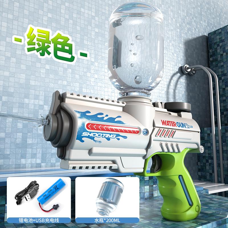 אקדח מים חשמלי M416 למבוגרים, התזה עוצמתית, התזת מים אוטומטית, צעצועי חוף לילדים בקיץ, מתנה לילדים