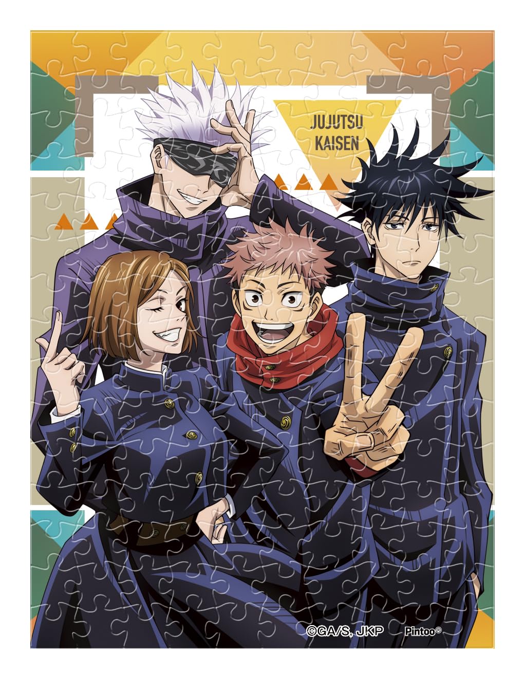 

ENSKY Jujutsu Kaisen Sorcerers 7.6 x 10.2 cm Mame Puzzle 150 Piece Jigsaw Puzzle MA-64