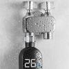 Strong Steel Shower Head Temperature Monitors Waterproof Housing Fast Thermal Response Bathroom Upgrades