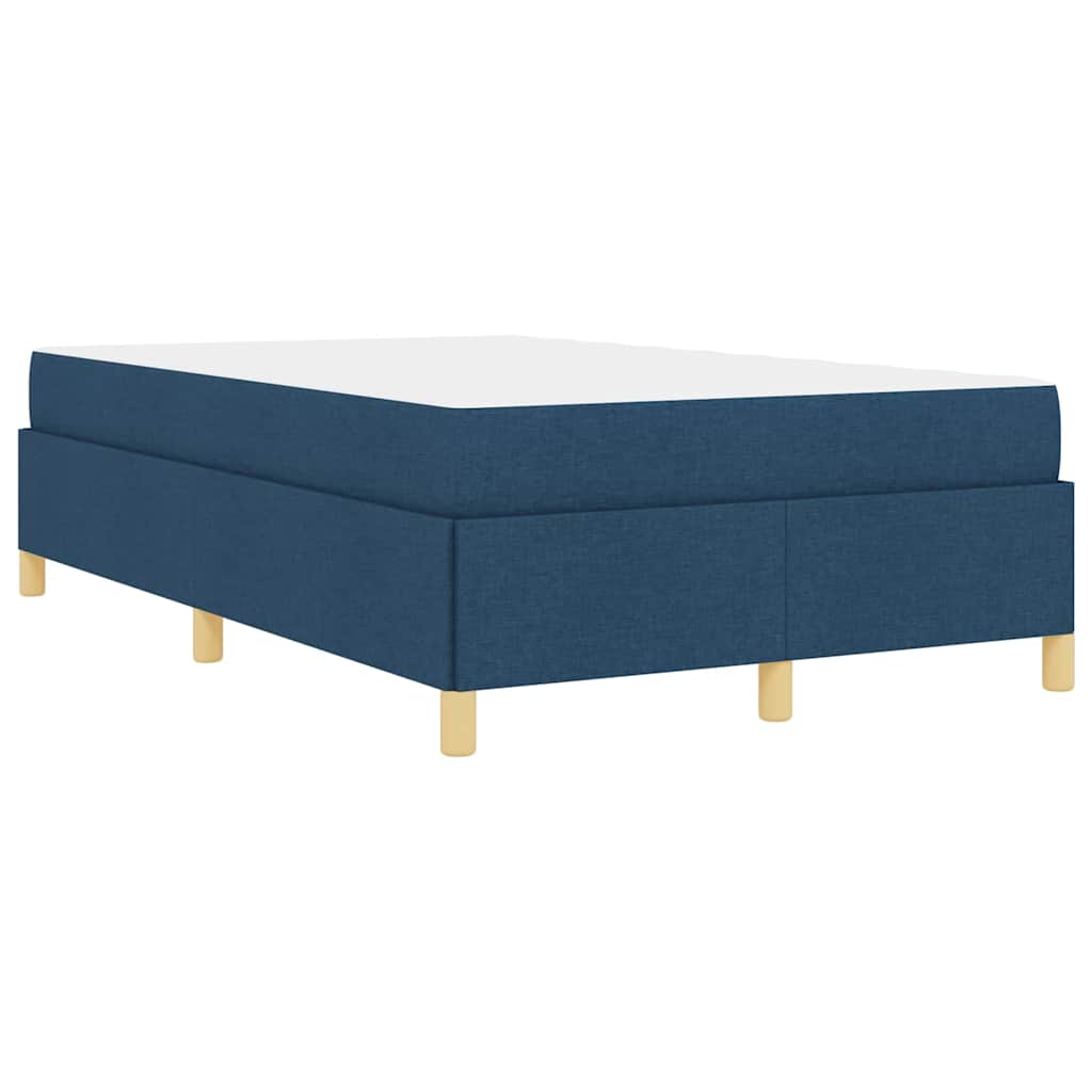 Bed Frame with Mattress Blue 120 x 200 cm Fabric