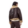 2025 Autumn Trendy PU Leather and Fur Loose Street Jacket
