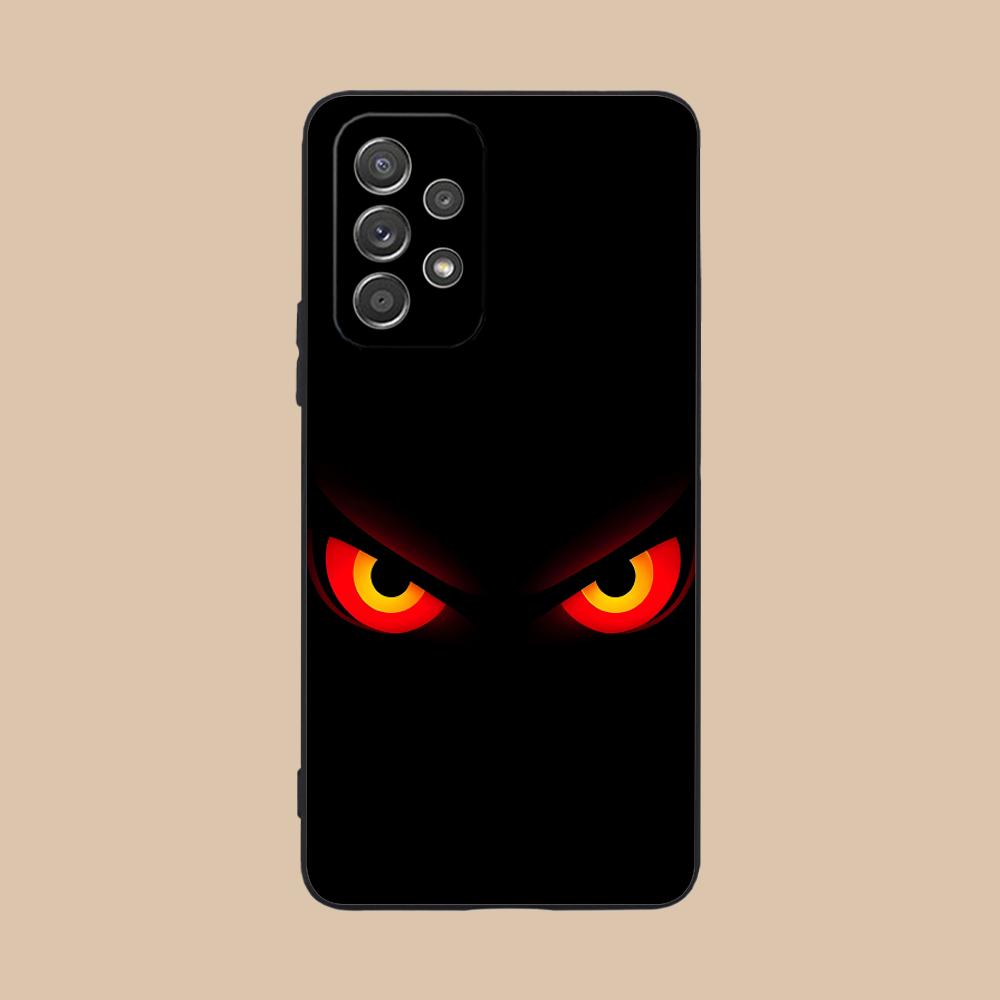 Anime Eyes Phone Case for Samsung Galaxy A56 55 54 53 52 51 36 35 34 23 16 15 5G Soft TPU Shockproof Cover