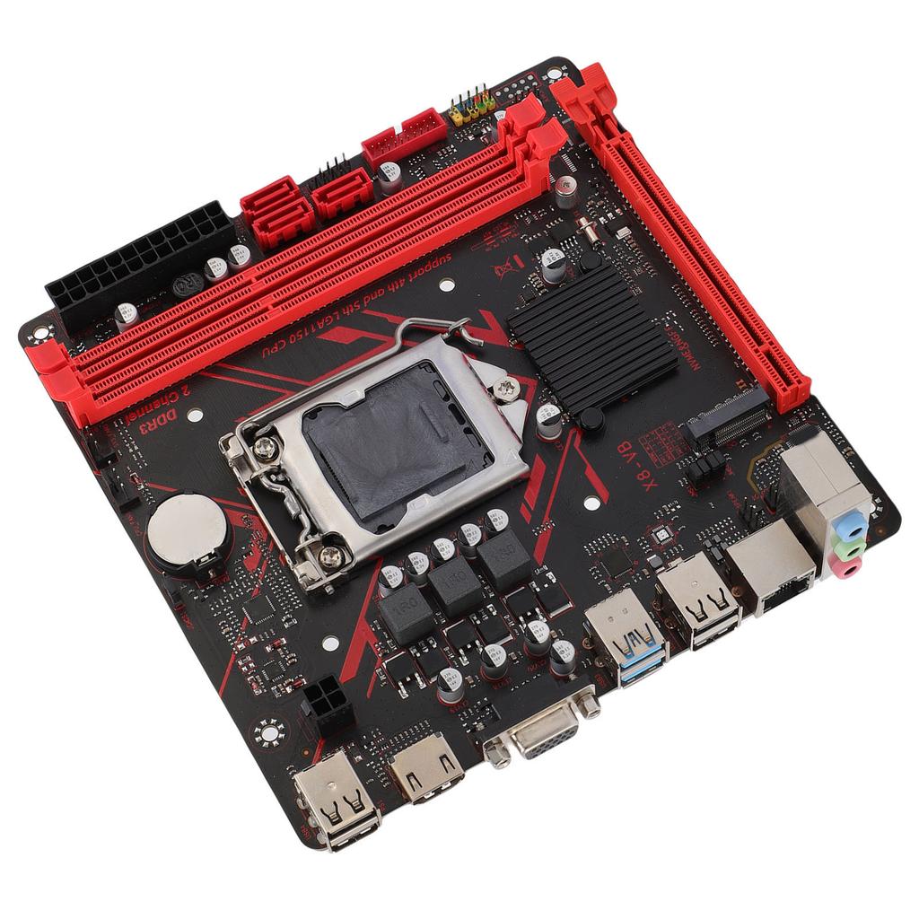 H81 Micro ITX Motherboard for LGA1150 DDR3 1920x1080 60Hz Serial ATA2.0 M.2 NVME Mining Motherboard for Core I7 I5 I3