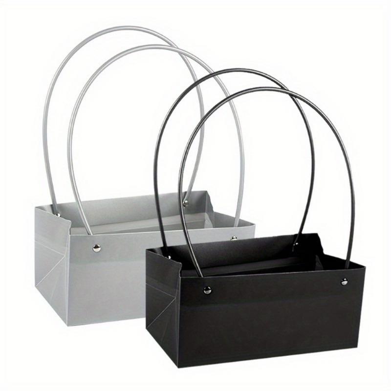 1PCS Flower Paper Boxes Bucket Florist Gift 22x11x10cm Home Decoration Party Birthday Decor Supplies Paper Bags for Gifts