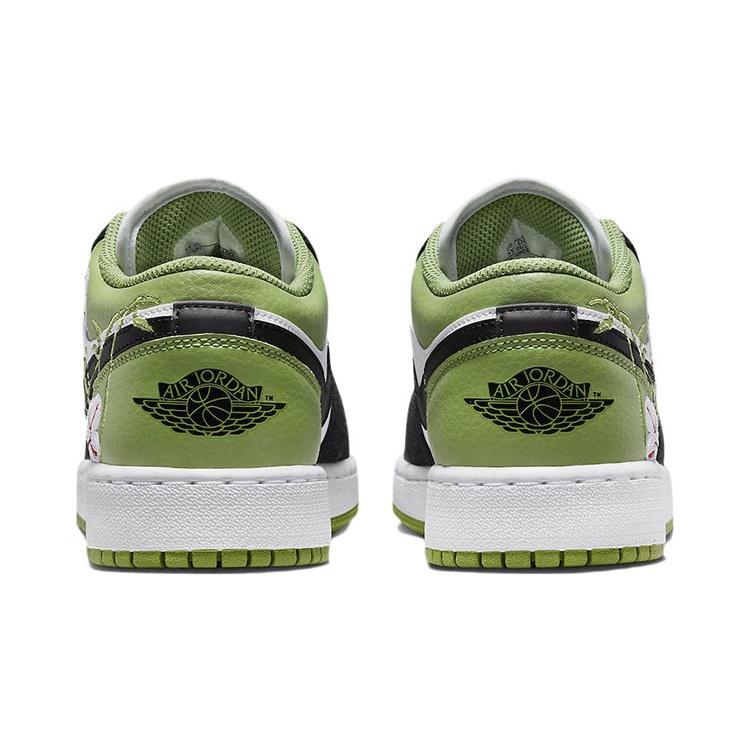 (GS) Air Jordan 1 Low SE 'Floral' Kids' DQ8389-100